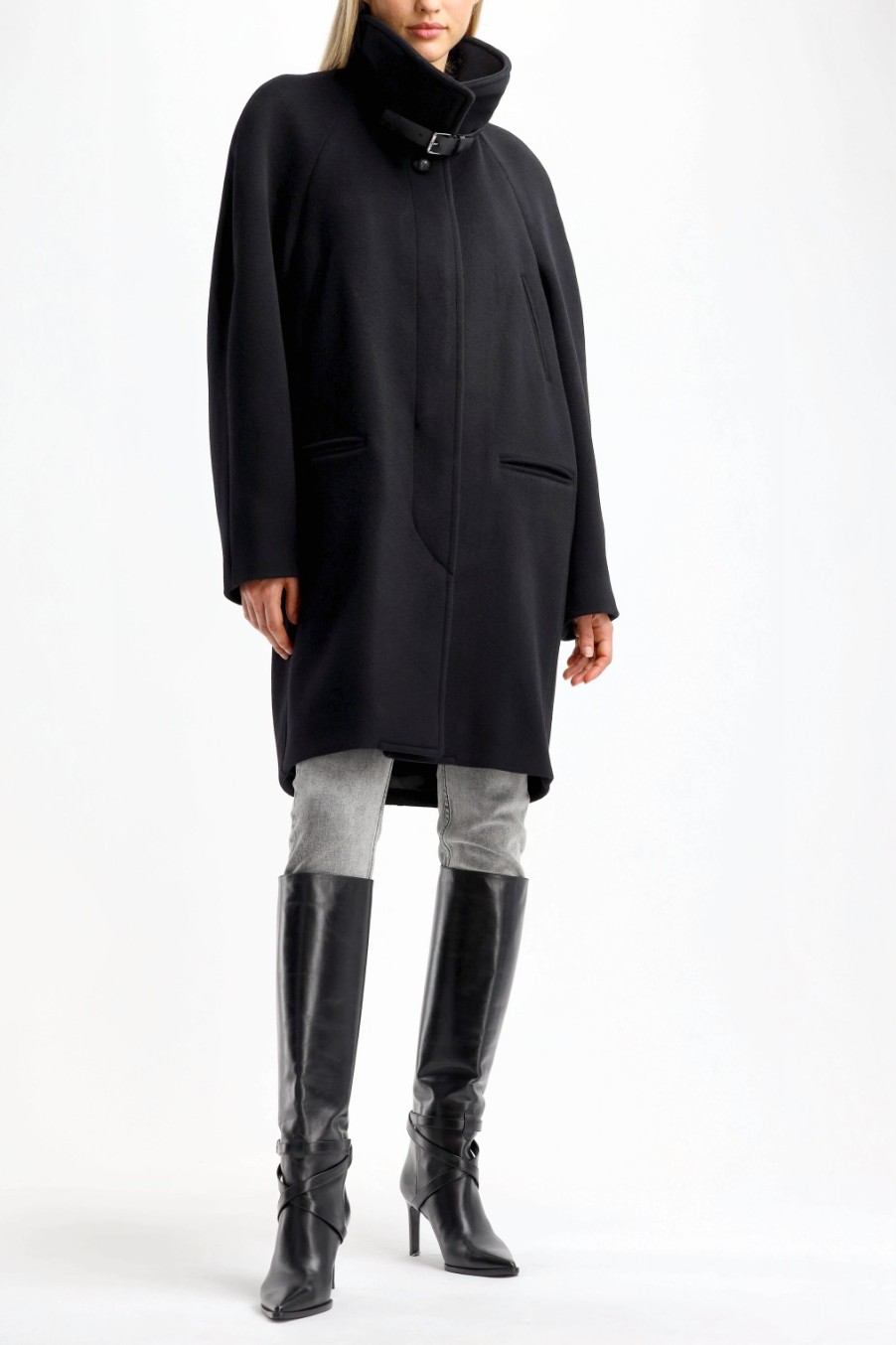 Vetements Isabel Marant | Manteau Fares En Noir