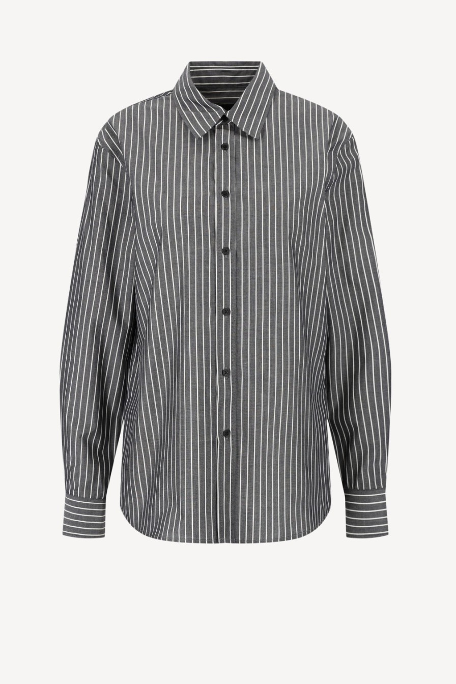 Vetements Nili Lotan | Blouse Raphael En Noir Et Blanc