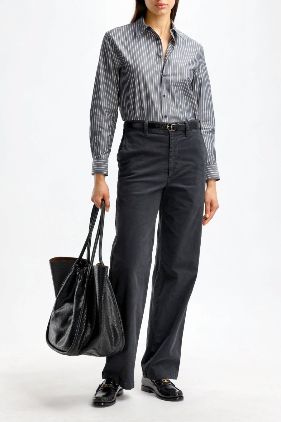 Vetements Nili Lotan | Blouse Raphael En Noir Et Blanc
