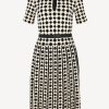 Vetements Tory Burch | Robe Polo Vanille/Noir