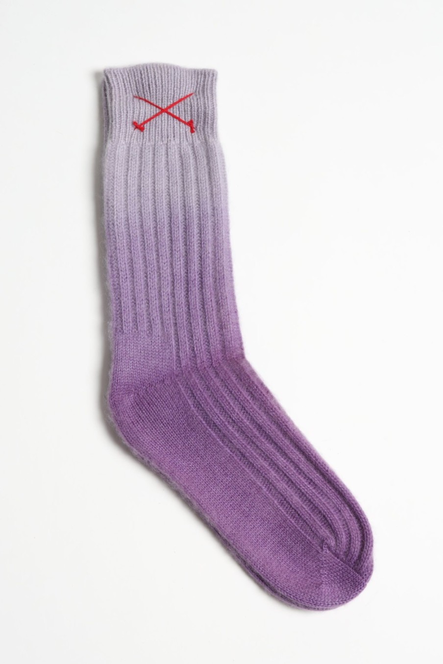 Accessoires Mell-o | Chaussettes En Cachemire Dip Dye En Violet