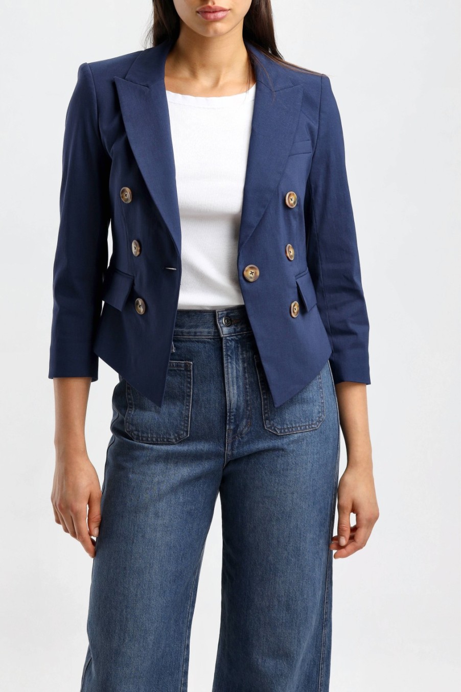 Vetements Veronica Beard | Blazer Lutece Dickey En Marine