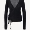 Vetements American Vintage | Cardigan Portefeuille Xinow En Noir