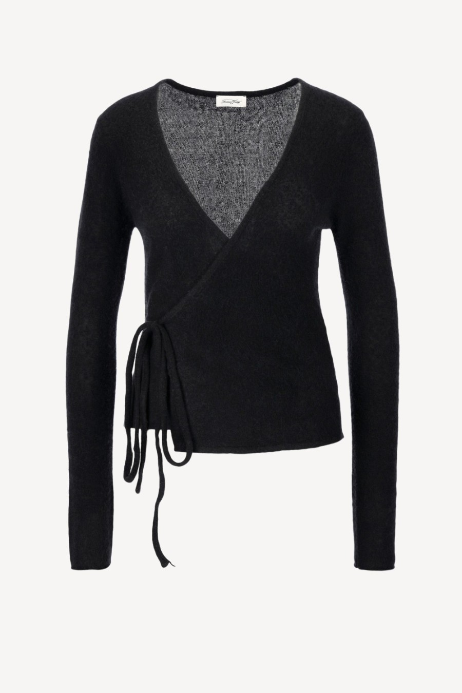 Vetements American Vintage | Cardigan Portefeuille Xinow En Noir