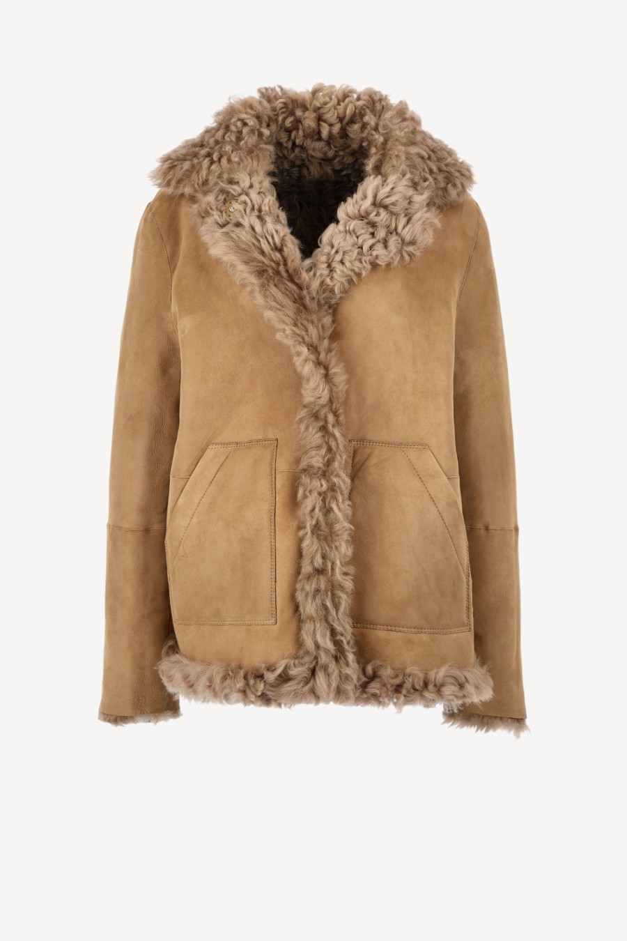 Vetements Jadia | Veste Cleo Reversible En Camel