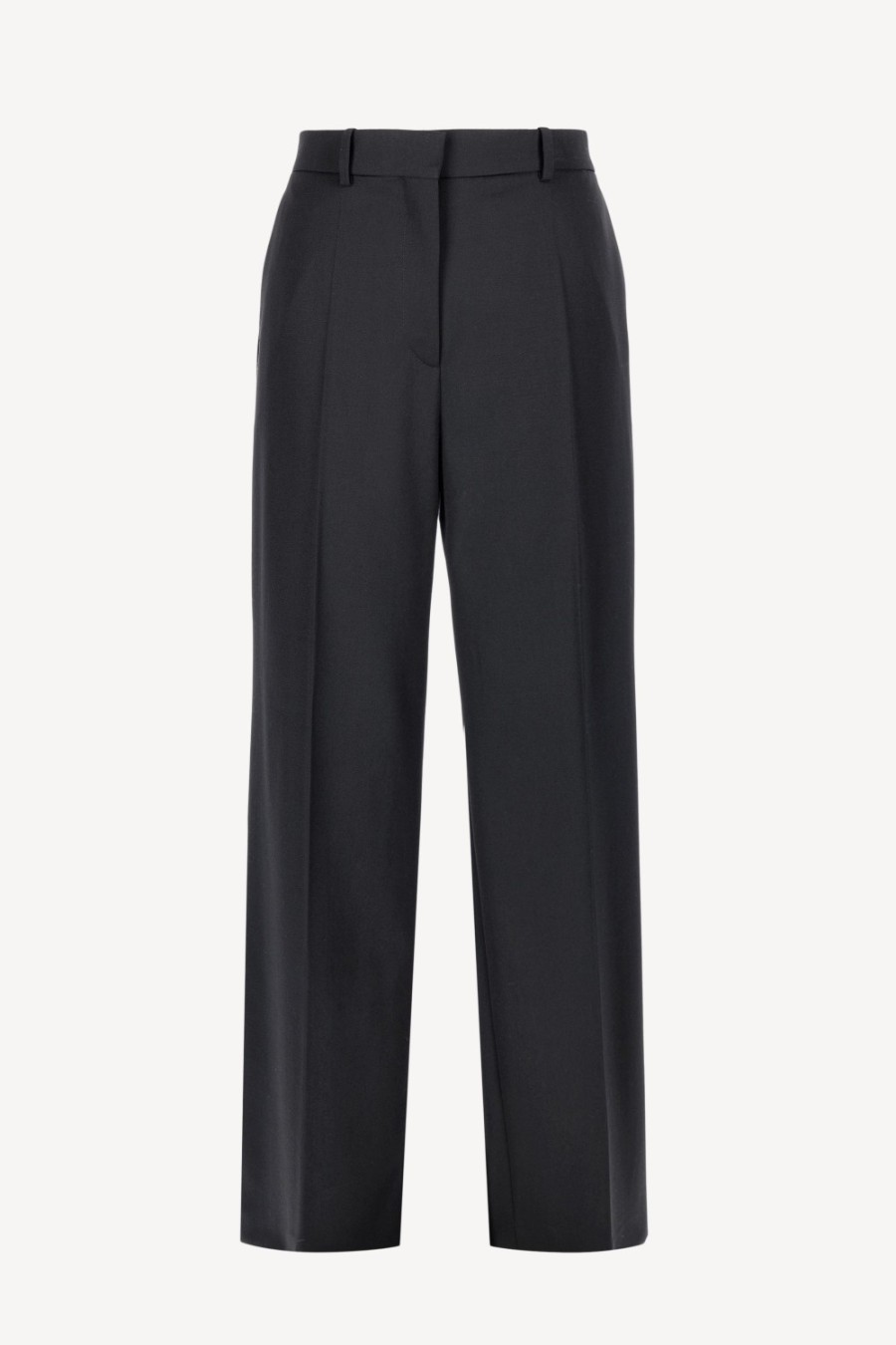 Vetements Lanvin | Pantalon Wide Leg Tailored En Noir