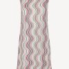Vetements Missoni | Robe Sans Manches Bleue/Rose