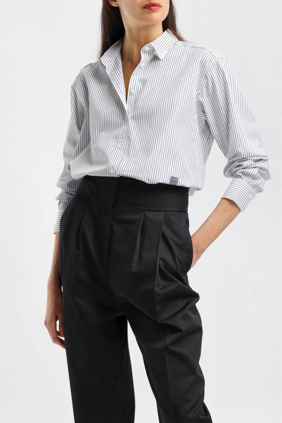 Vetements Toteme | Blouse Signature A Rayures Navy