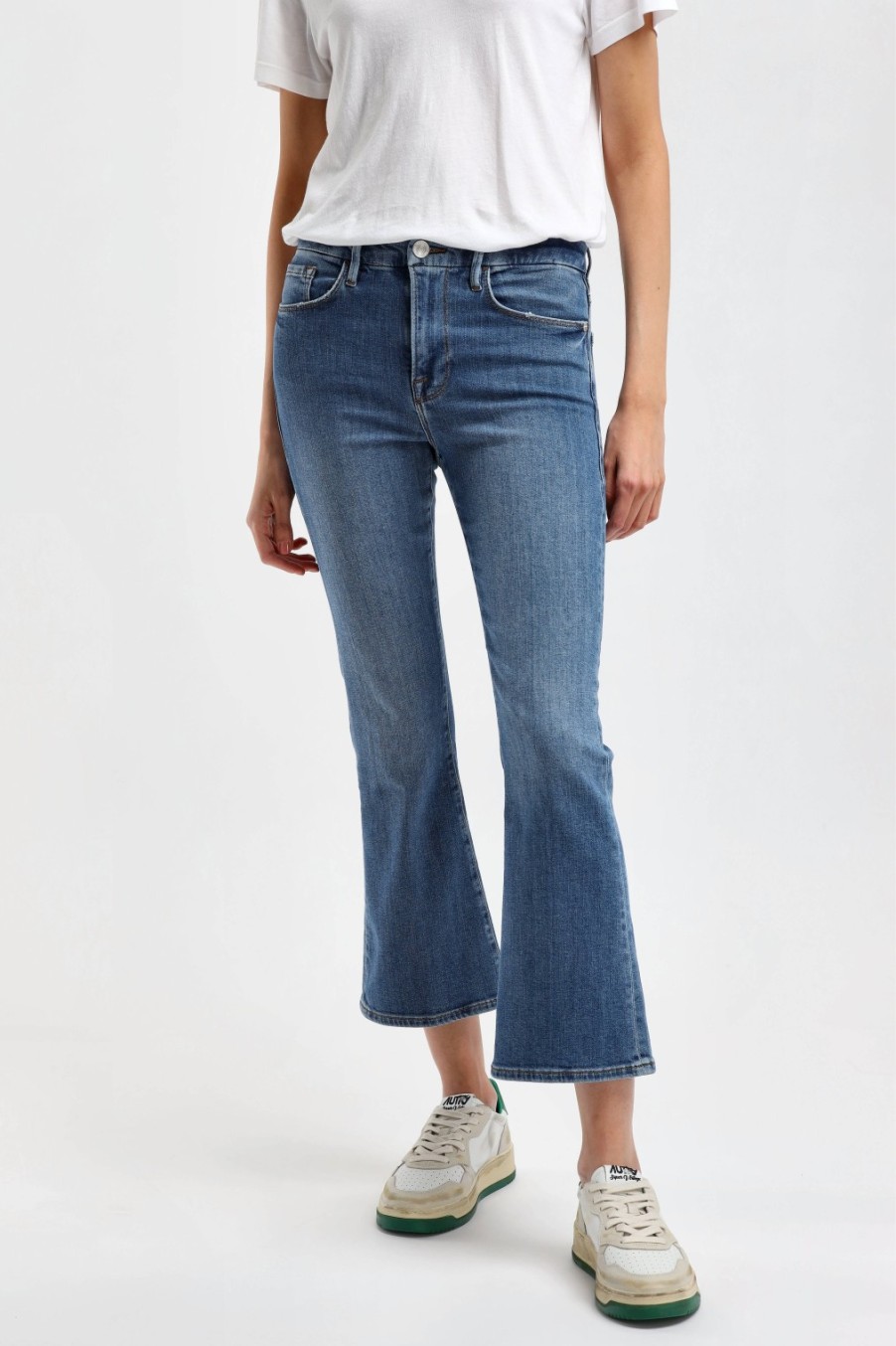 Vetements Frame | Jeans Le Crop Mini Boot En Samson
