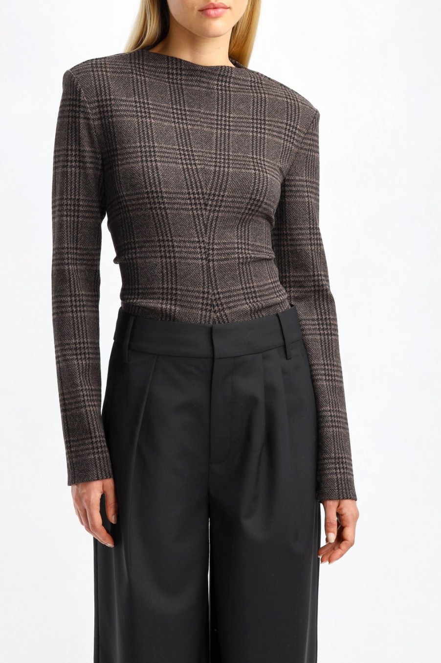 Vetements Tibi | Blouse Lutz En Marron