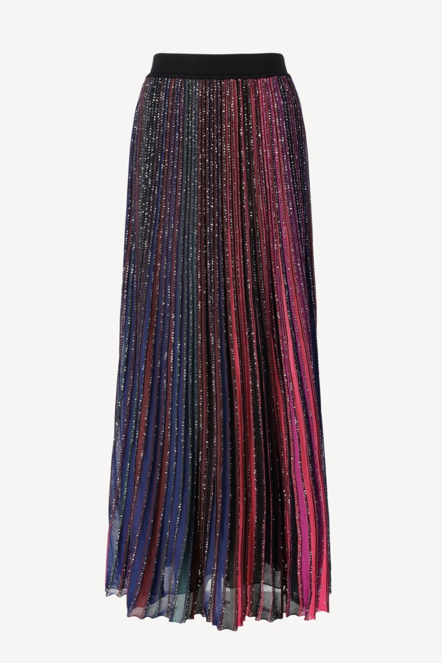 Vetements Missoni | Maxi Jupe En Noir/Viola