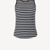Vetements Dorothee Schumacher | Top Endless En Bleu Marine/Argent