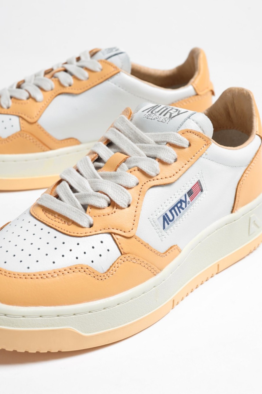 Chaussures Autry | Sneaker Bicolor Up En Blanc/Bufforng
