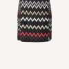 Vetements Missoni | Jupe Zigzag En Lame Noir