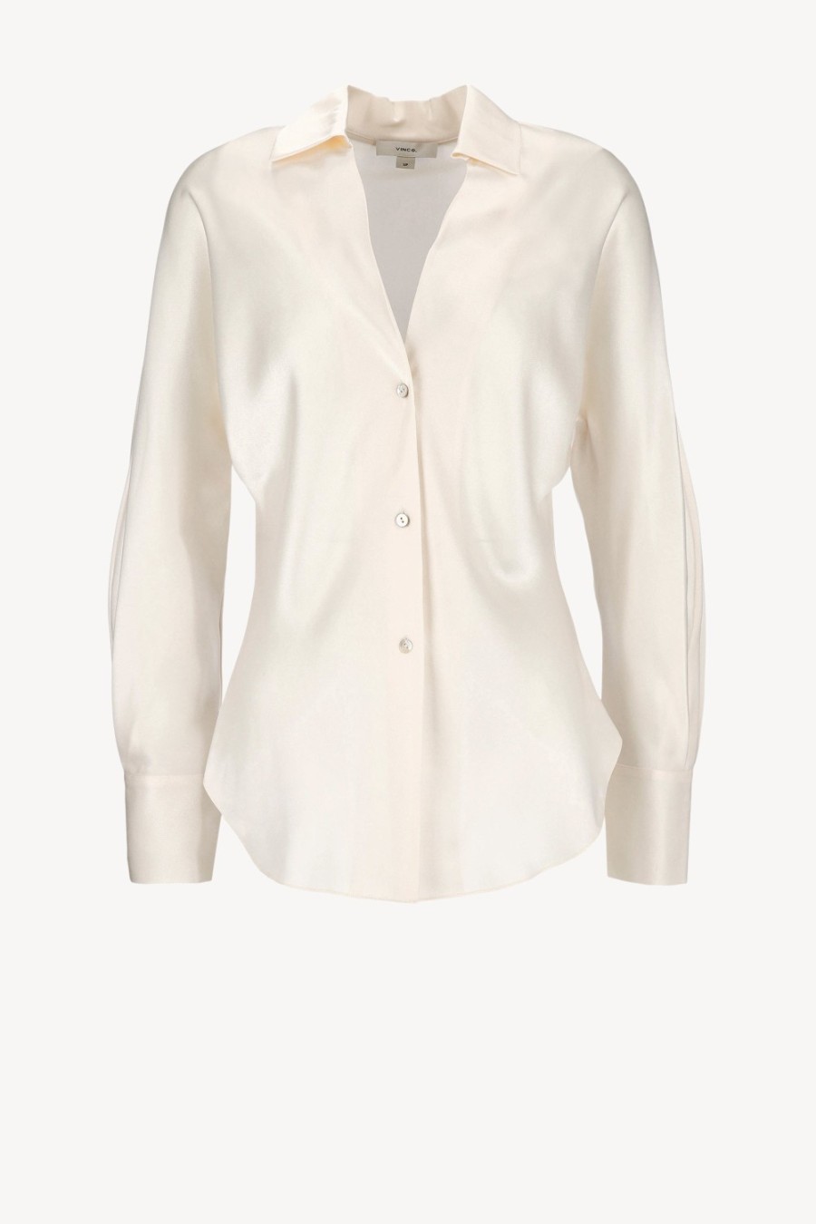 Vetements Vince | Chemisier En Soie Fitted En Mousseline De Soie