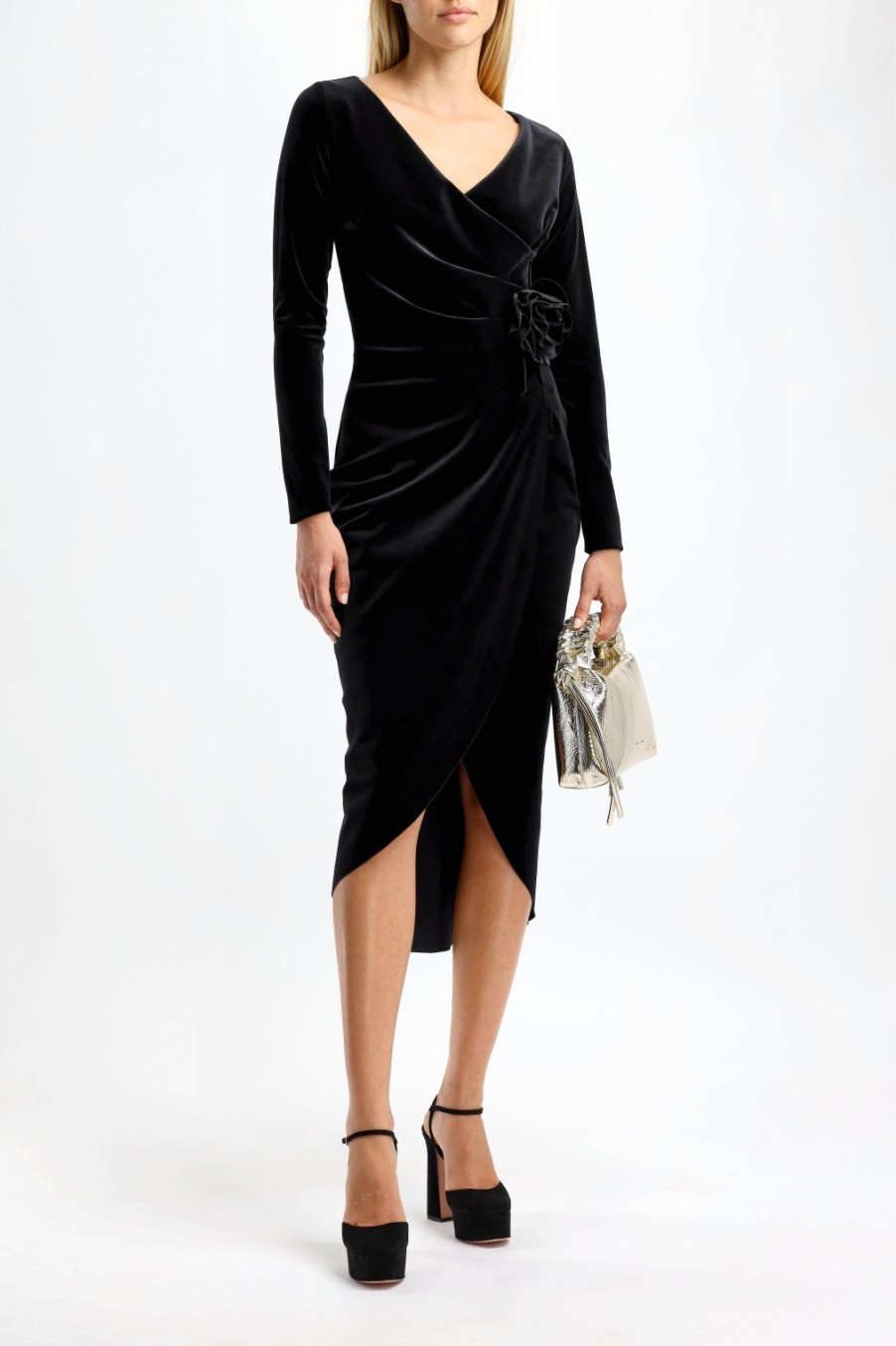 Vetements Chiara Boni | Robe Agapios En Noir
