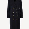 Vetements Veronica Beard | Manteau Nalida Dickey En Bleu Marine