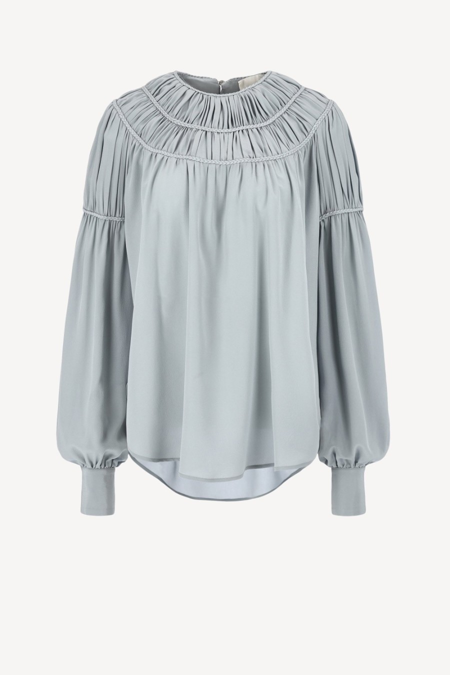 Vetements Phaeonia | Blouse Mireille En Gris Perle