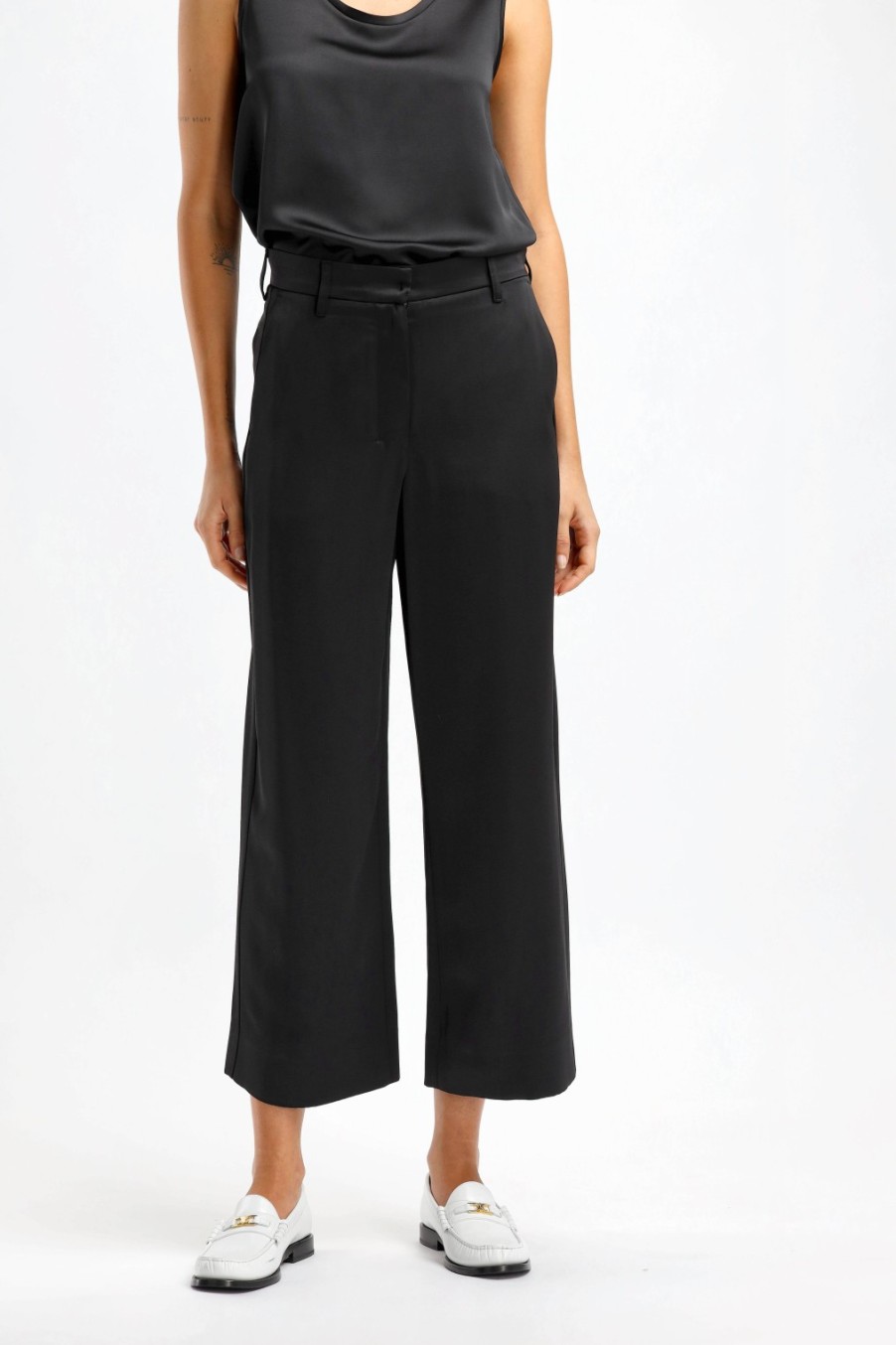 Vetements S Max Mara | Pantalon Monza En Noir