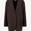 Vetements Tibi | Blazer Liam En Marron Fonce