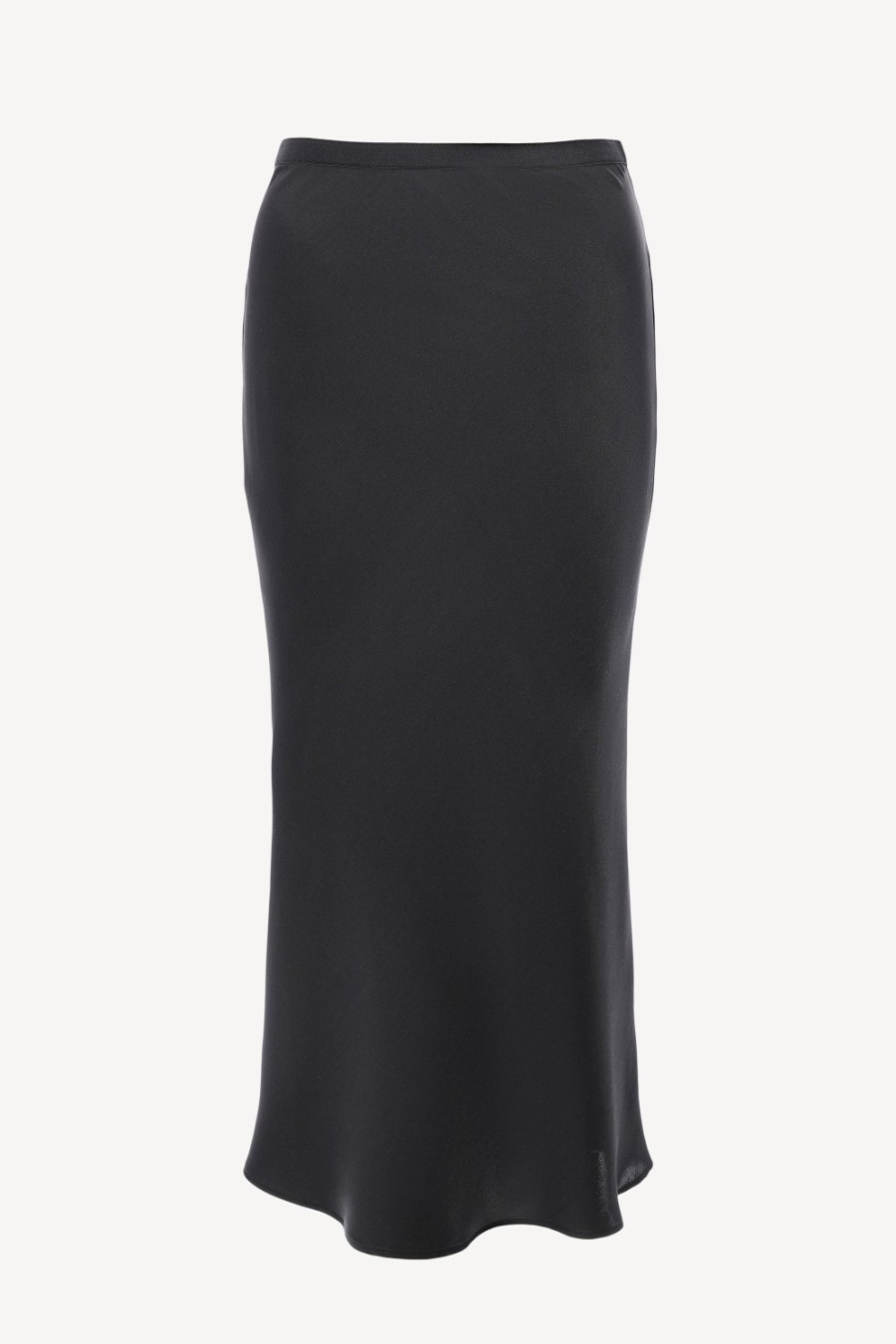 Vetements Anine Bing | Jupe En Soie Bar En Noir