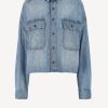 Vetements R13 | Blouse En Jean Cropped A Brindley