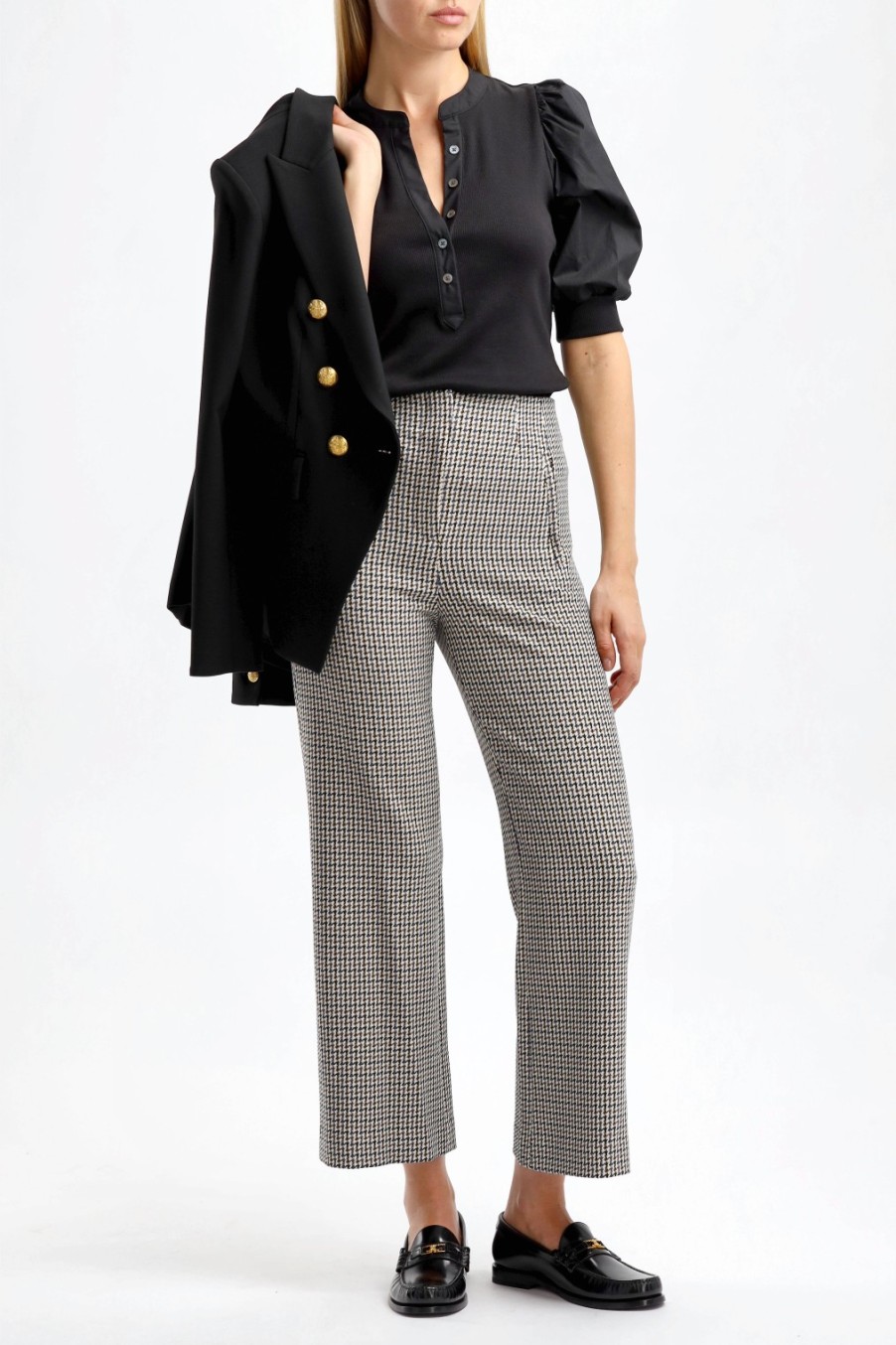 Vetements Veronica Beard | Blouse Coralee En Noir