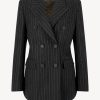 Vetements Golden Goose | Blazer Journey En Gris/Argente