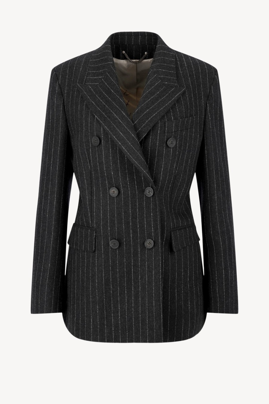 Vetements Golden Goose | Blazer Journey En Gris/Argente