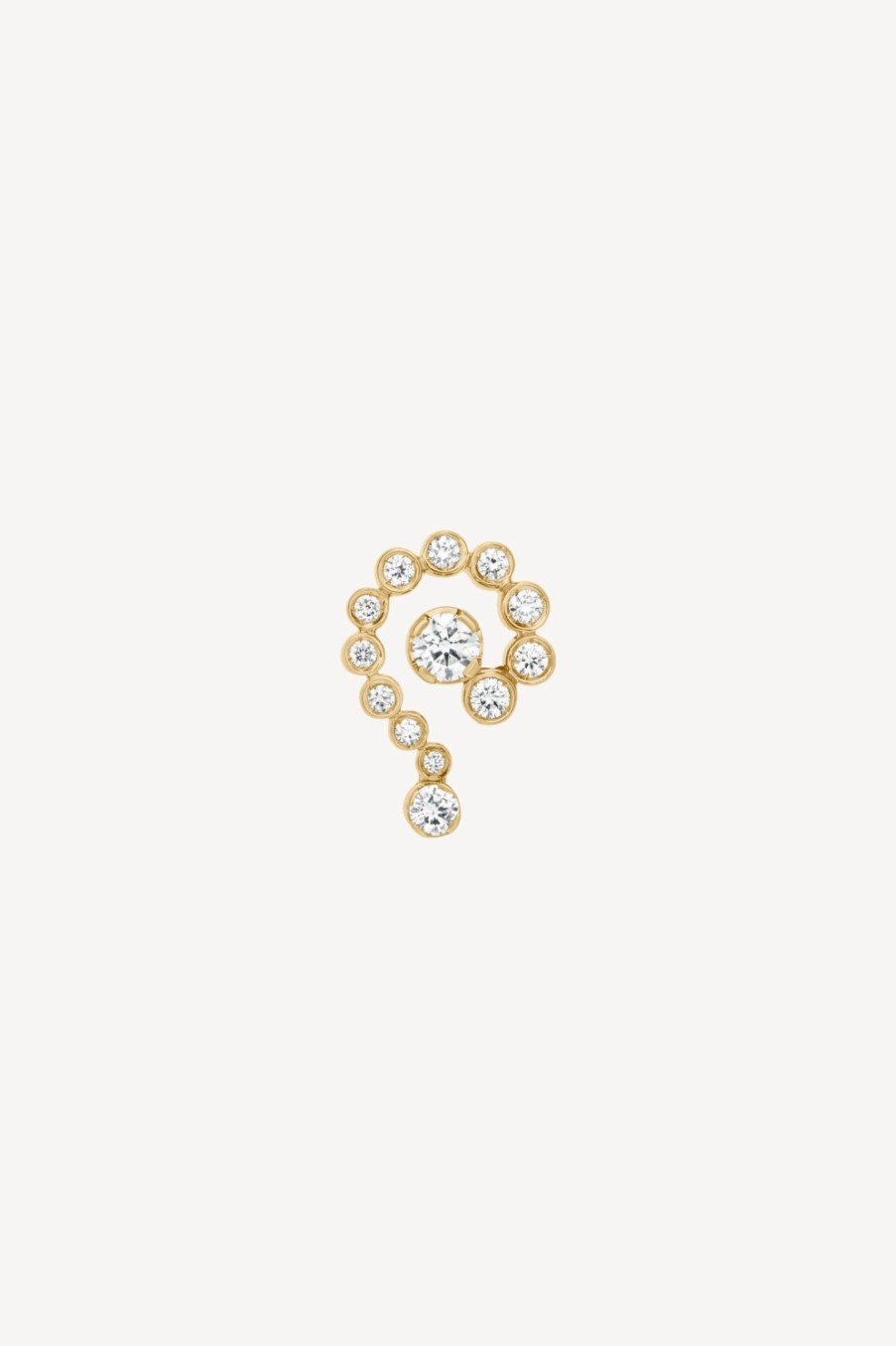 Bijoux Sophie Bille Brahe | Boucle D'Oreille Petite Escargot Right