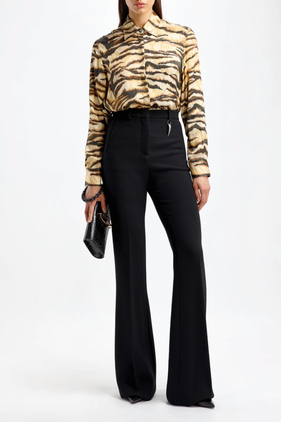 Vetements Roberto Cavalli | Pantalon Bootcut Noir