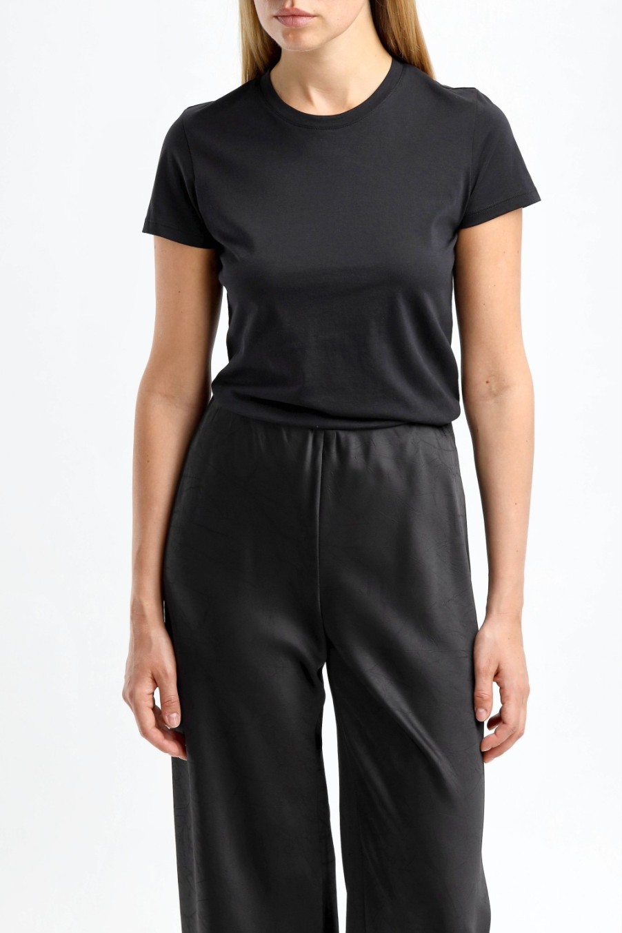 Vetements Vince | T-Shirt Essential En Noir