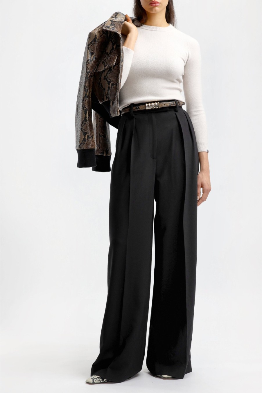 Vetements Khaite | Pantalon Teyana En Noir