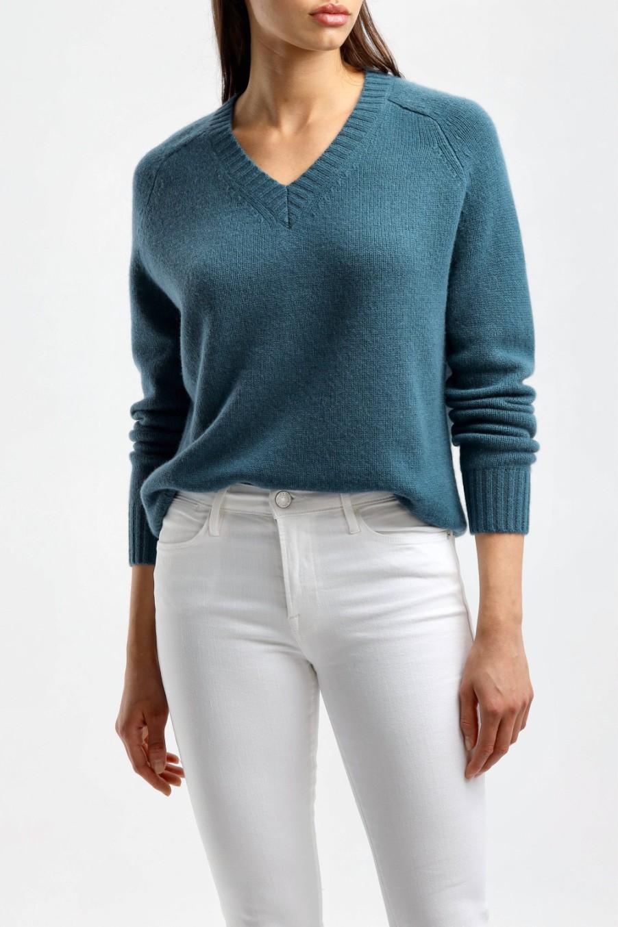 Vetements Joseph | Pull En Cachemire Dark Teal