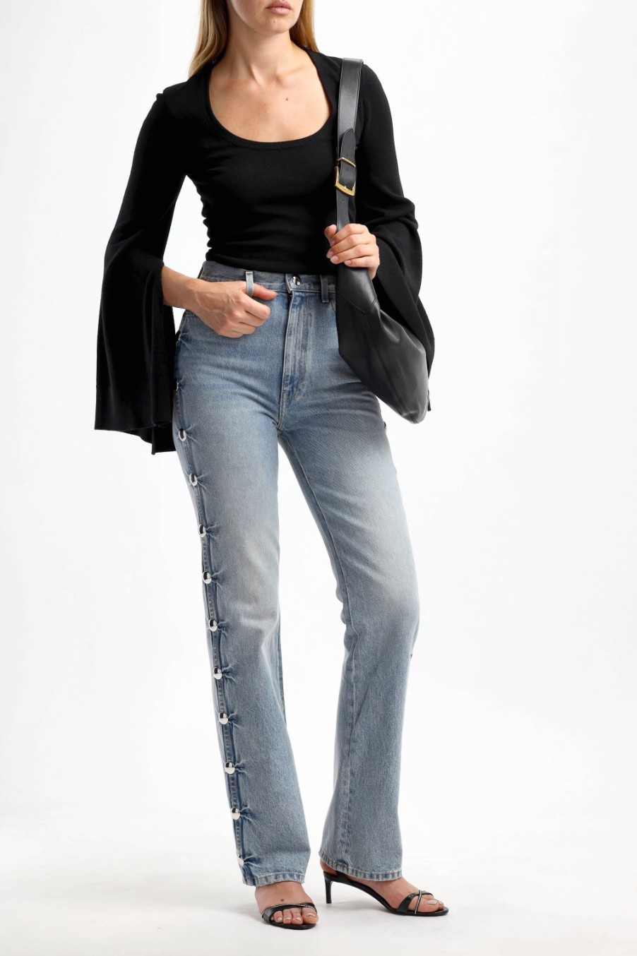 Vetements Michael Kors Collection | Pull Bell Sleeve En Noir