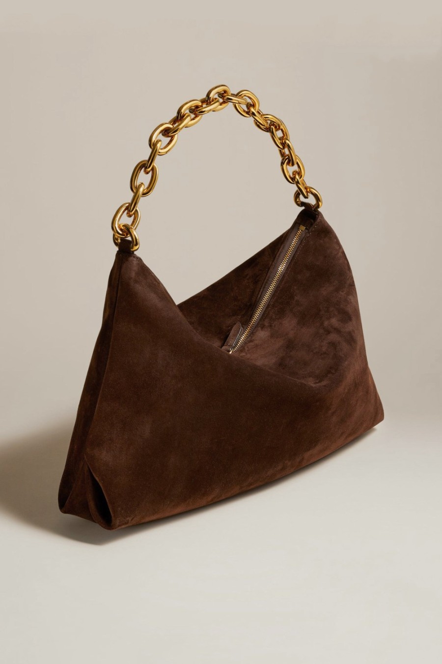Sacs Khaite | Sac Clara Suede A Coffee