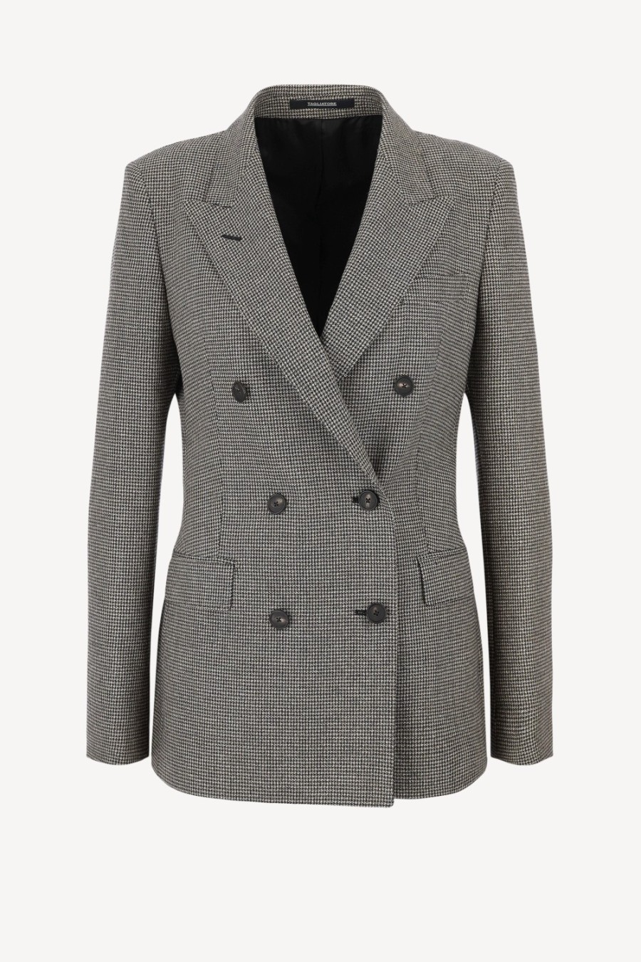 Vetements Tagliatore | Blazer A Carreaux Parigi Noir