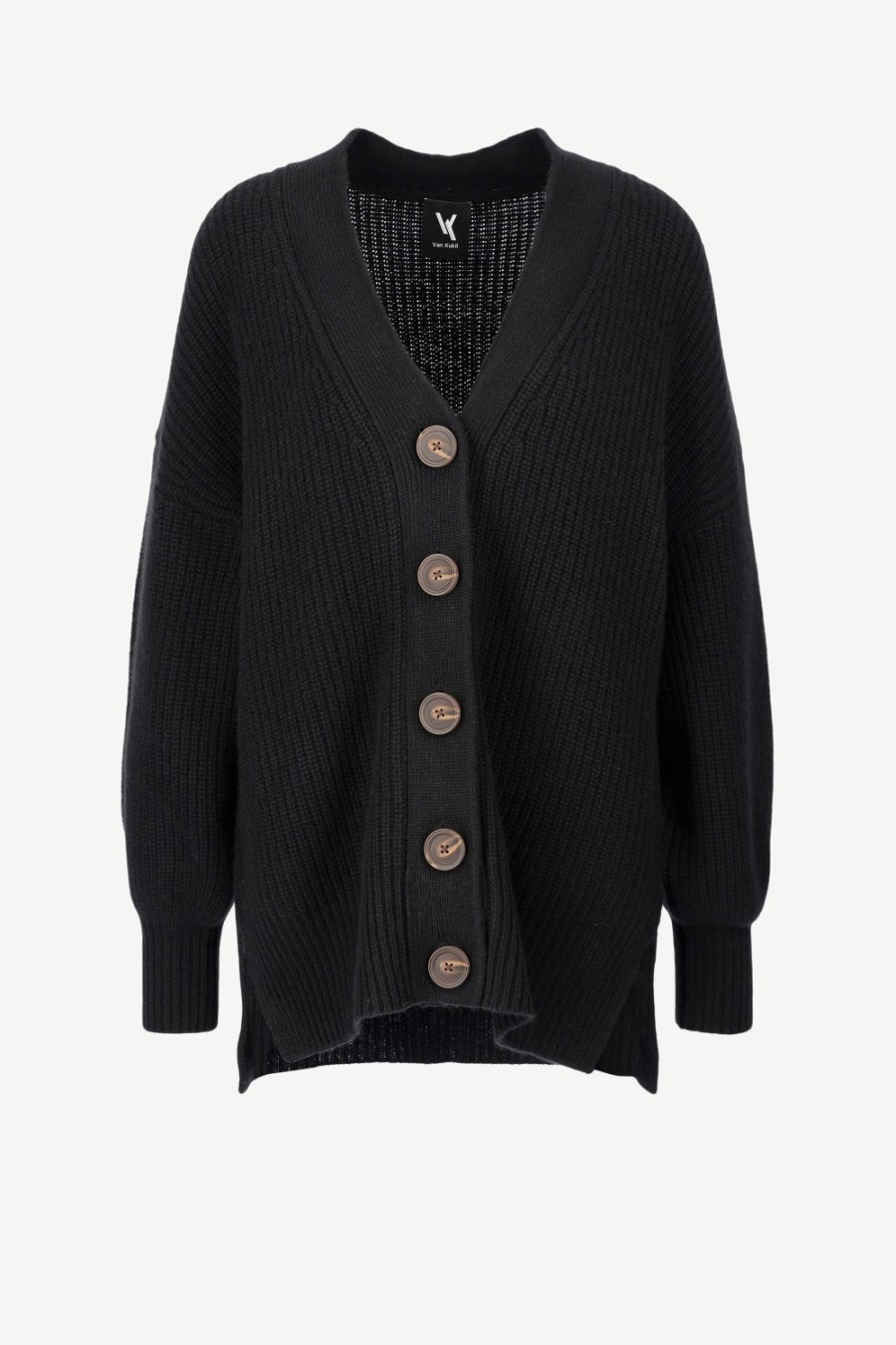 Vetements Van Kukil | Cardigan Alexandra In Ebony Black