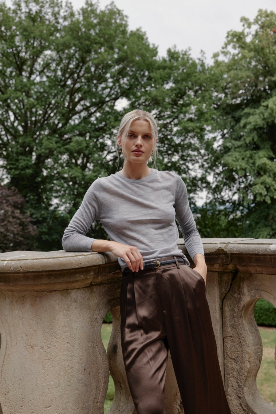 Vetements Nili Lotan | Pantalon Flavie En Espresso