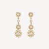 Bijoux Sophie Bille Brahe | Boucles D'Oreilles Le Soleil Et Ses Fleurs