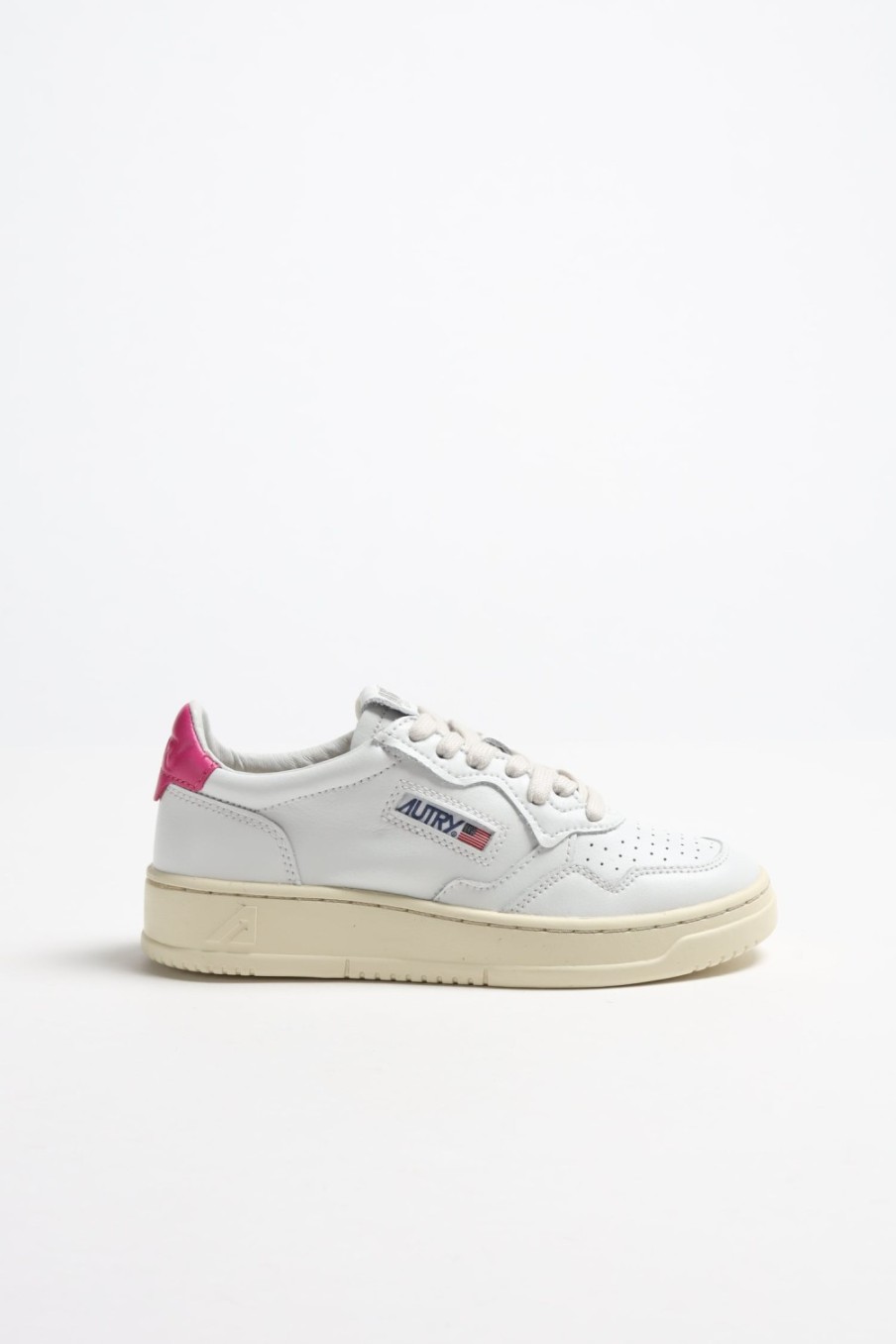 Chaussures Autry | Baskets 01 Low En Blanc/Bulle