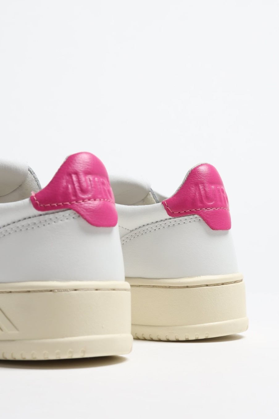 Chaussures Autry | Baskets 01 Low En Blanc/Bulle