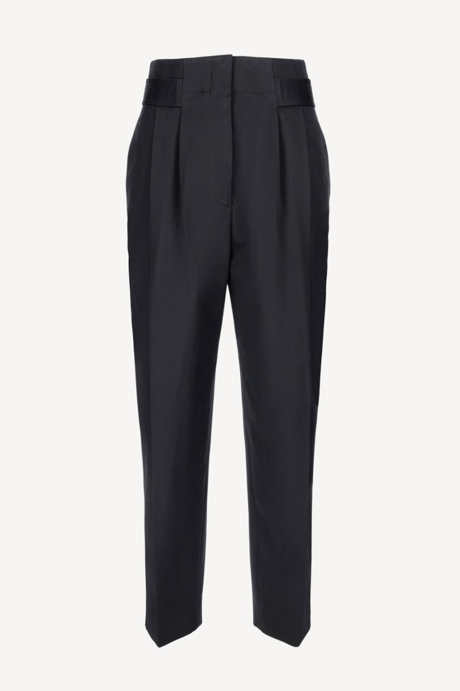 Vetements Toteme | Pantalon Double-Pleated En Noir