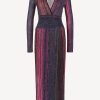 Vetements Missoni | Maxi Robe Noire/Viola