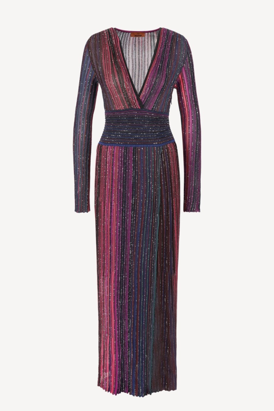 Vetements Missoni | Maxi Robe Noire/Viola