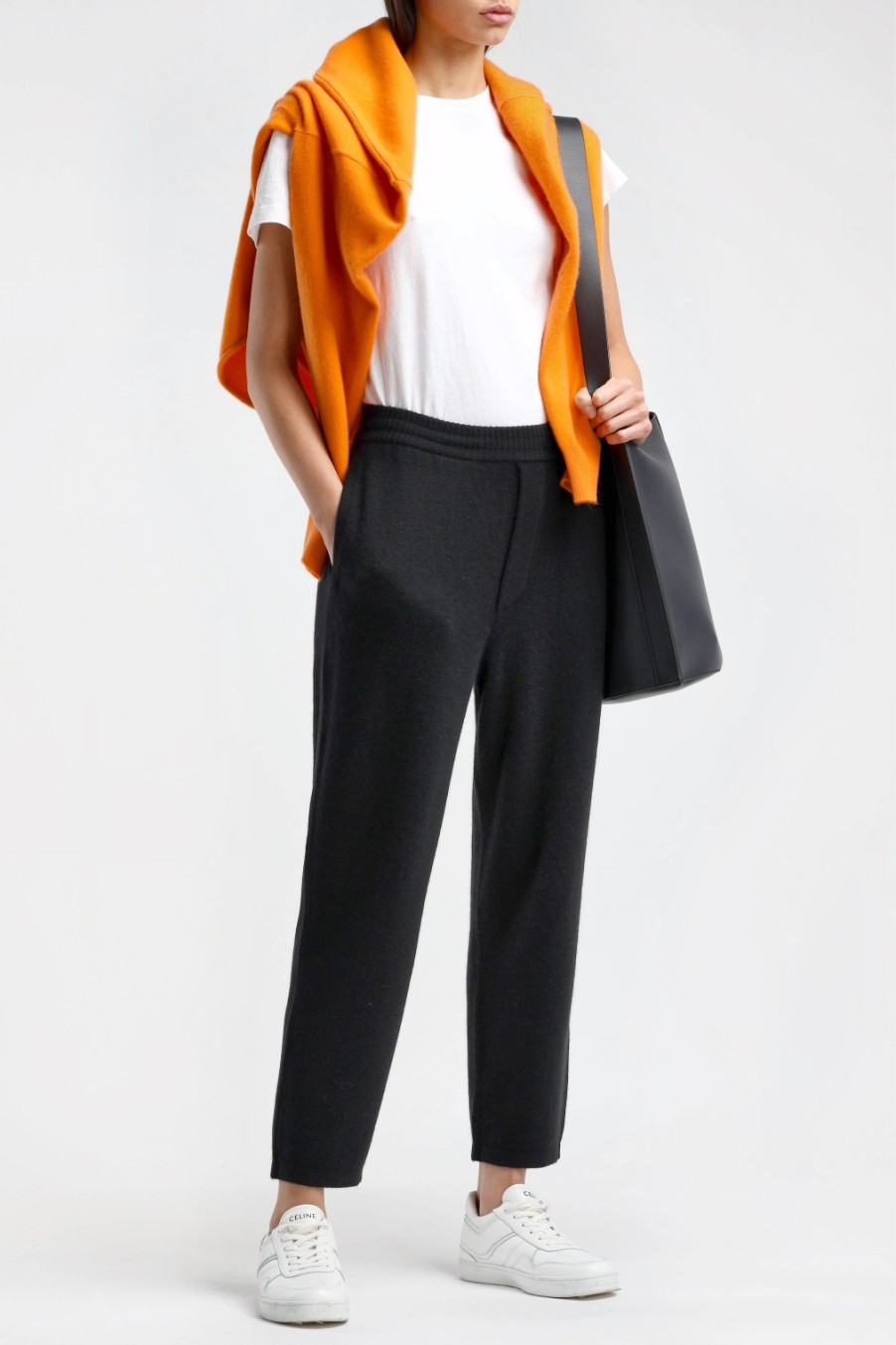 Vetements Lisa Yang | Pantalon En Cachemire Sunday En Noir