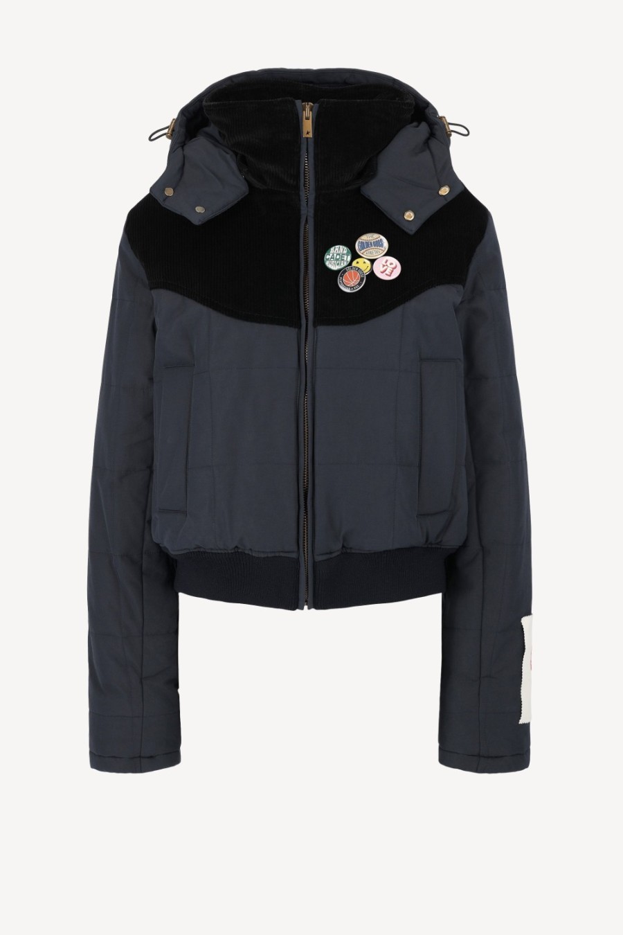 Vetements Golden Goose | Doudoune Golden En Bleu/Noir