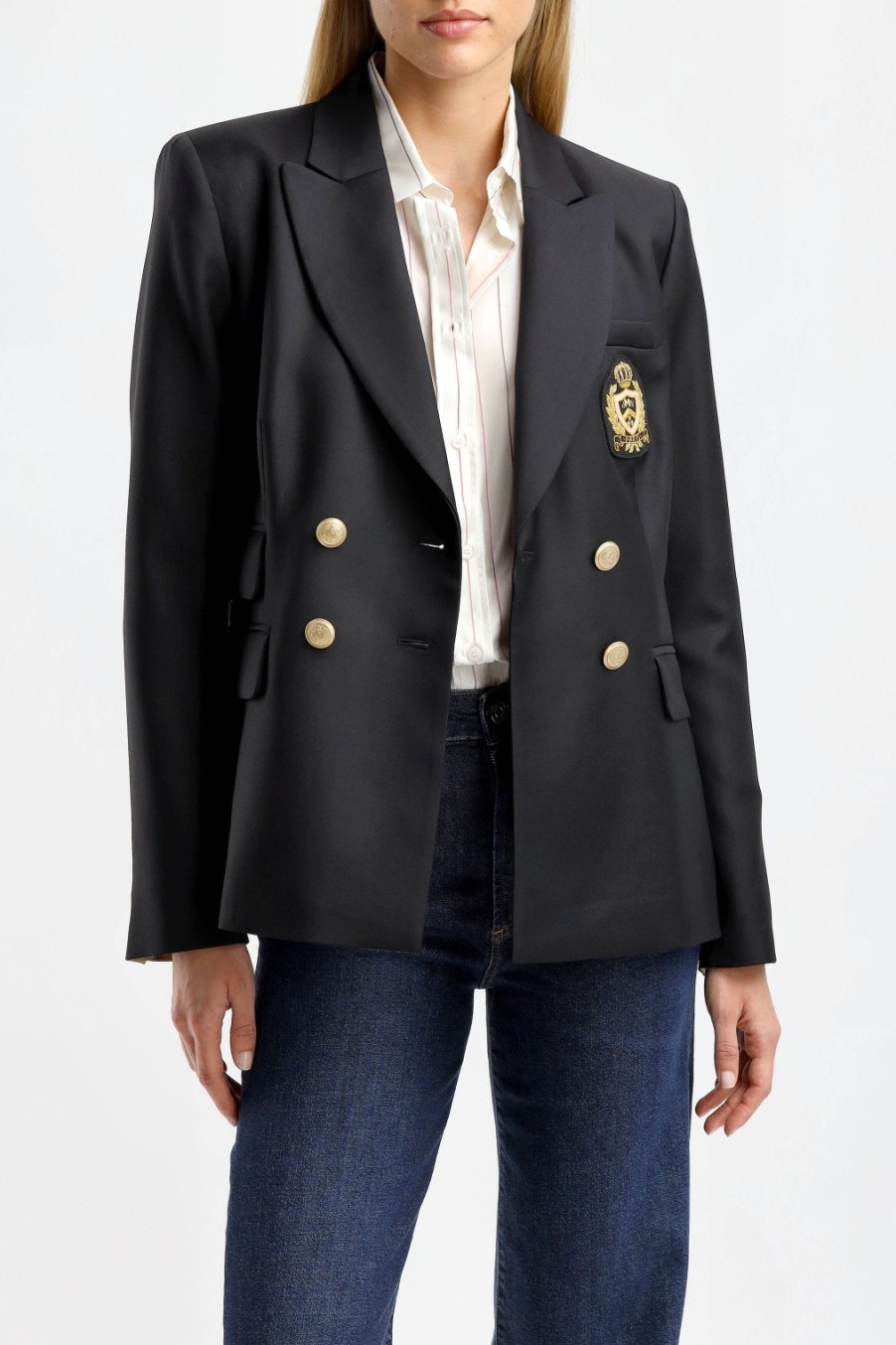 Vetements DMN | Blazer Valenciane En Noir