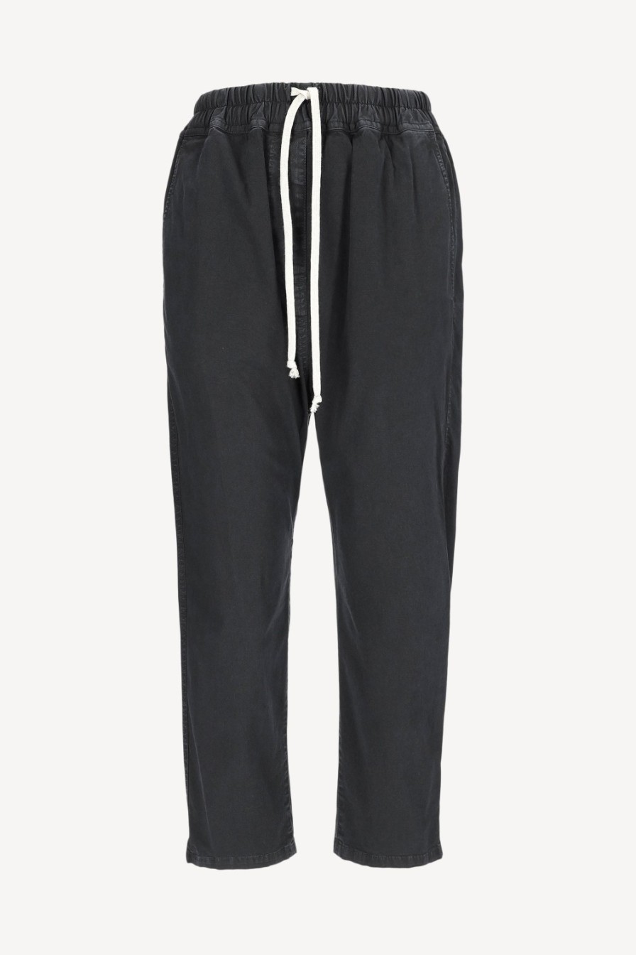 Vetements Nili Lotan | Pantalon Casablanca Drawstring En Marine Fonce