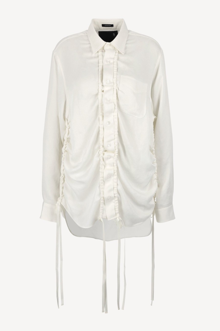 Vetements R13 | Blouse Shirred En Blanc